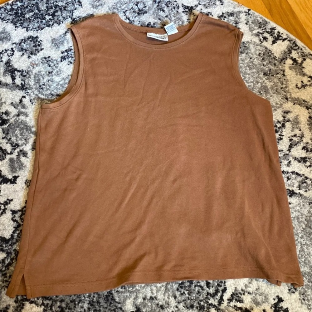 4/25$ Womens Vintage White Stag Tank Top XL